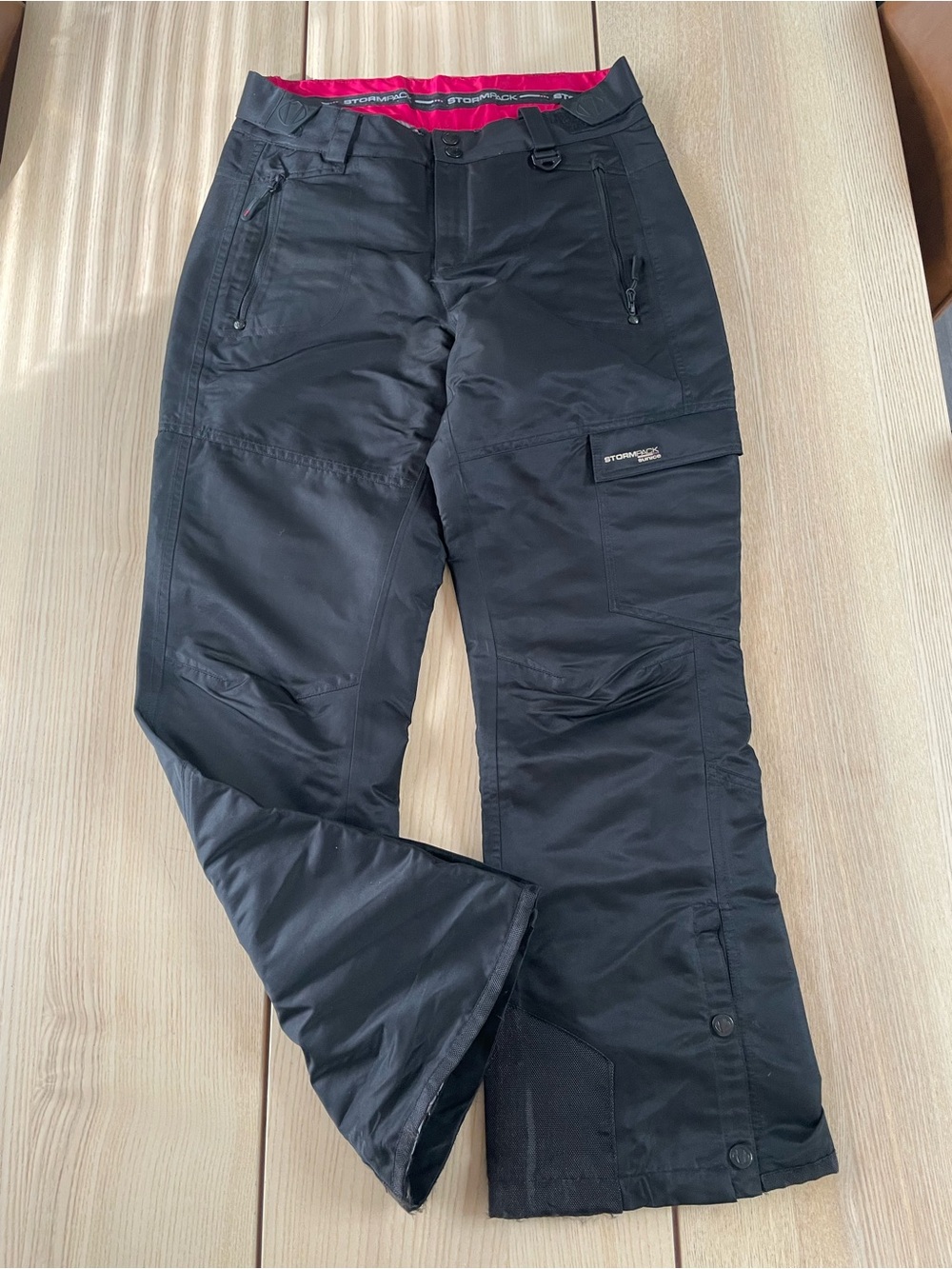 Stormpack ladies Black Insulated Snow Pants size xs women’s snow pants xs